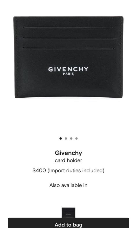 pochette givenchy|Givenchy card holder bag.